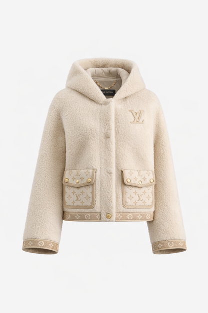 Fluffy Hooded Jacket