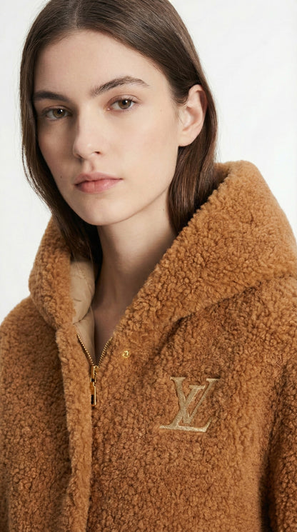 Fluffy Hooded Jacket