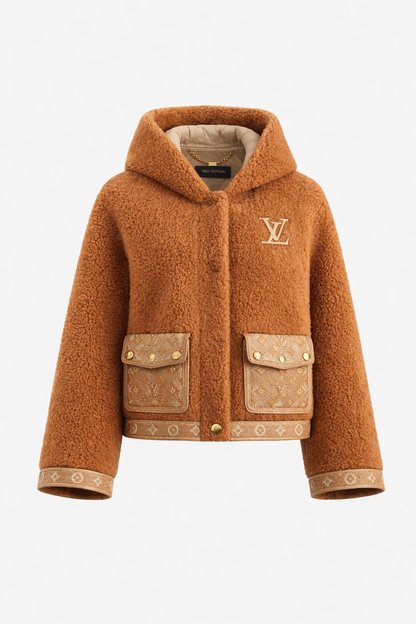 Fluffy Hooded Jacket