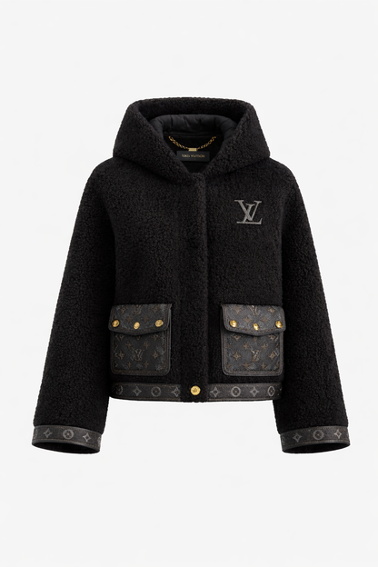 Fluffy Hooded Jacket