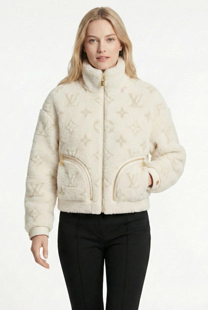 Shearling Monogram Jacket