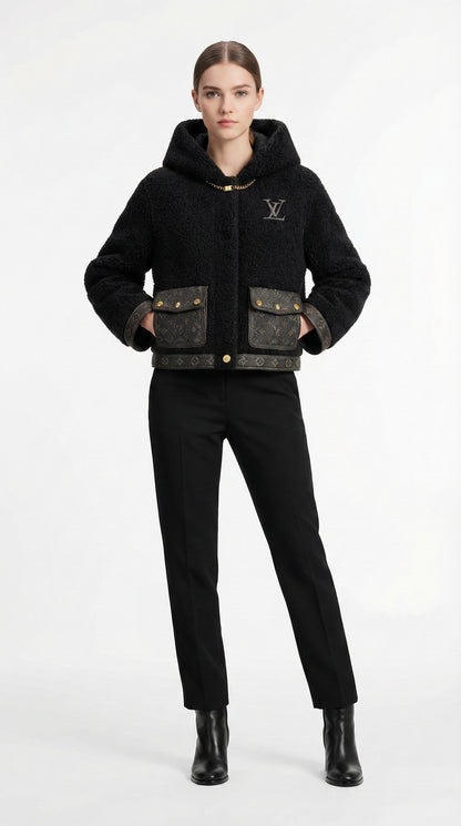 Fluffy Hooded Jacket