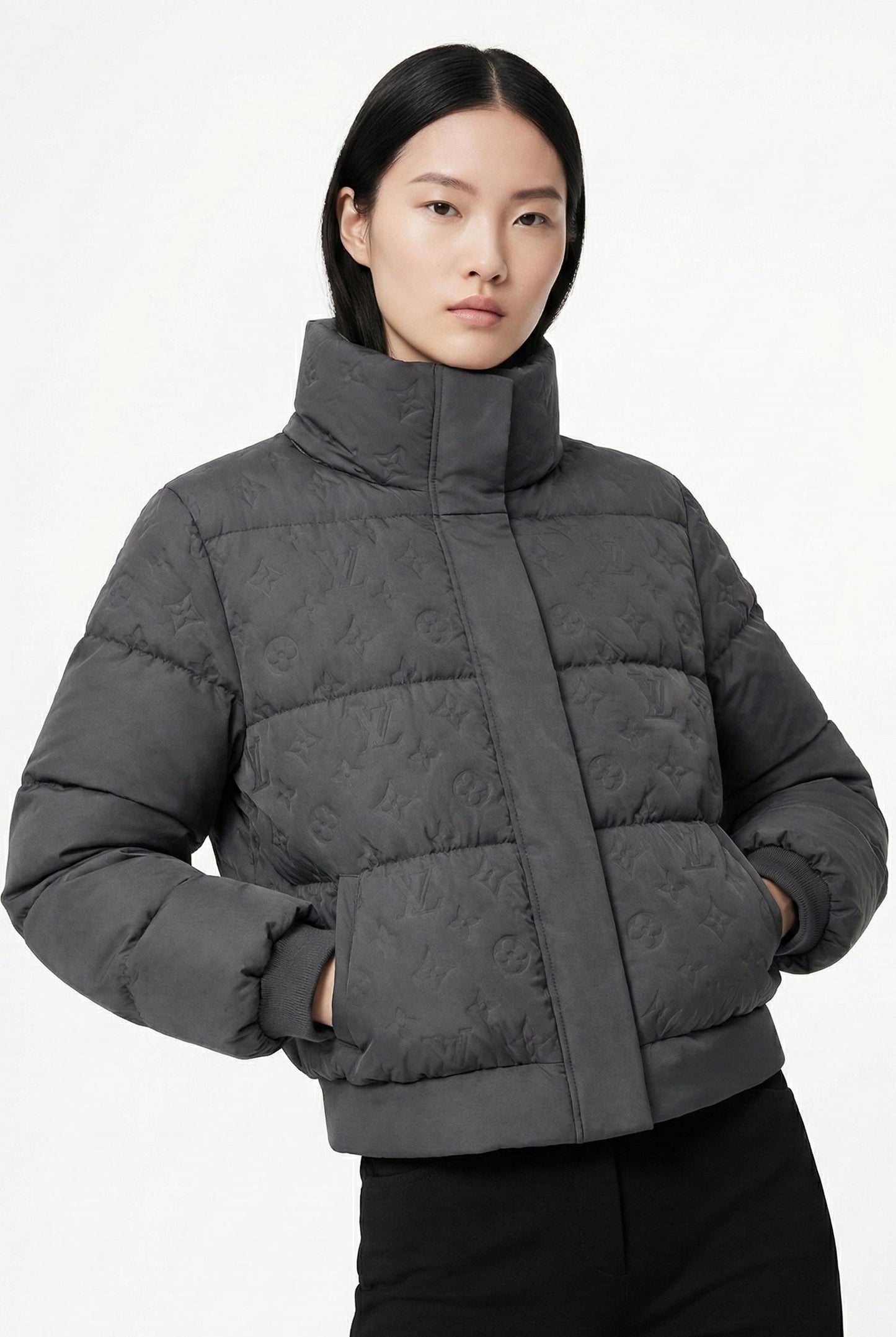 Quilted Monogram Jacket