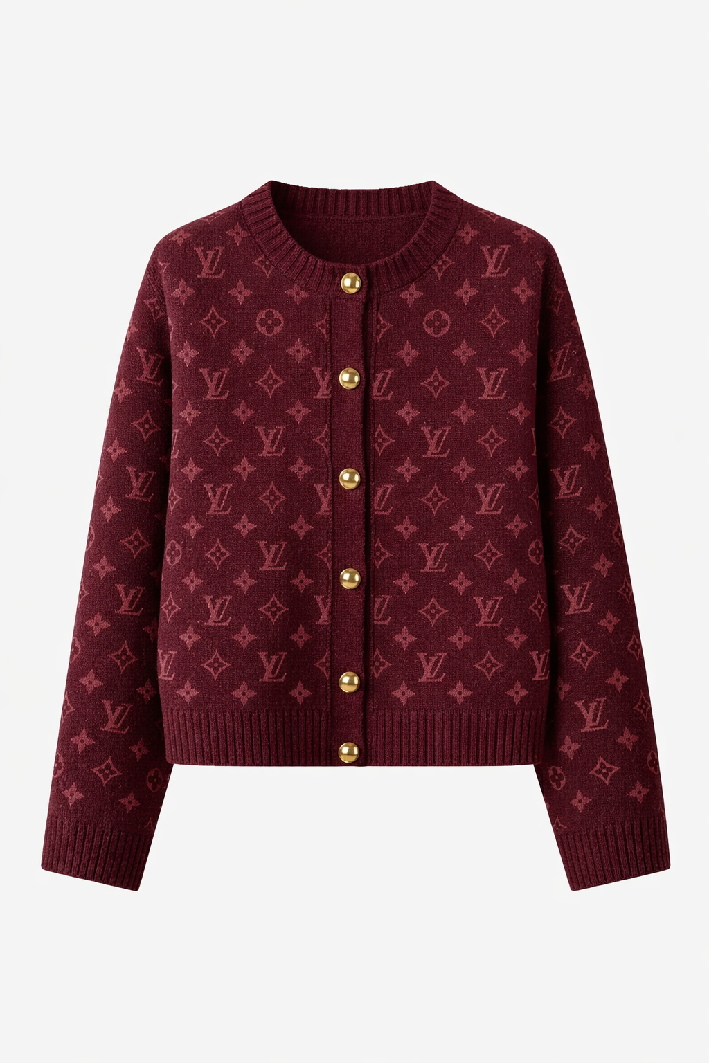 Monogram Knit Cardigan