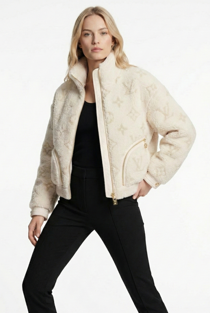 Shearling Monogram Jacket