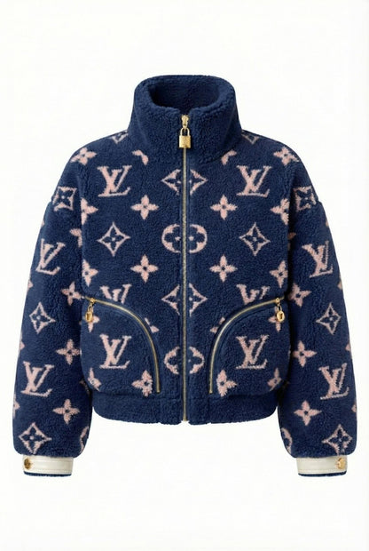 Shearling Monogram Jacket