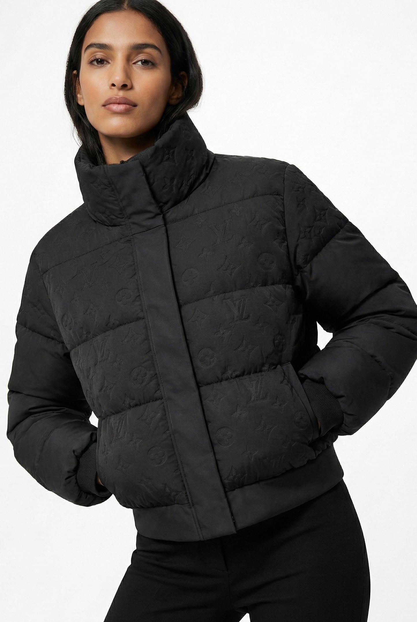 Quilted Monogram Jacket