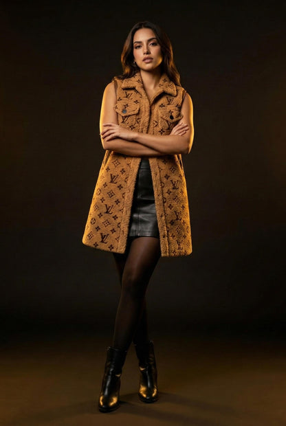 Monogram Teddy Vest