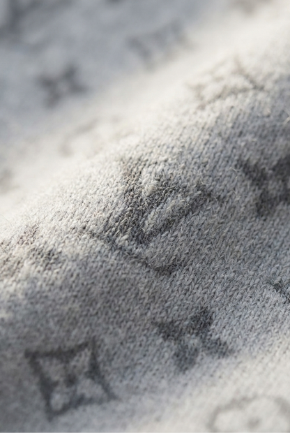 Monogram Knit Buttoned Vest