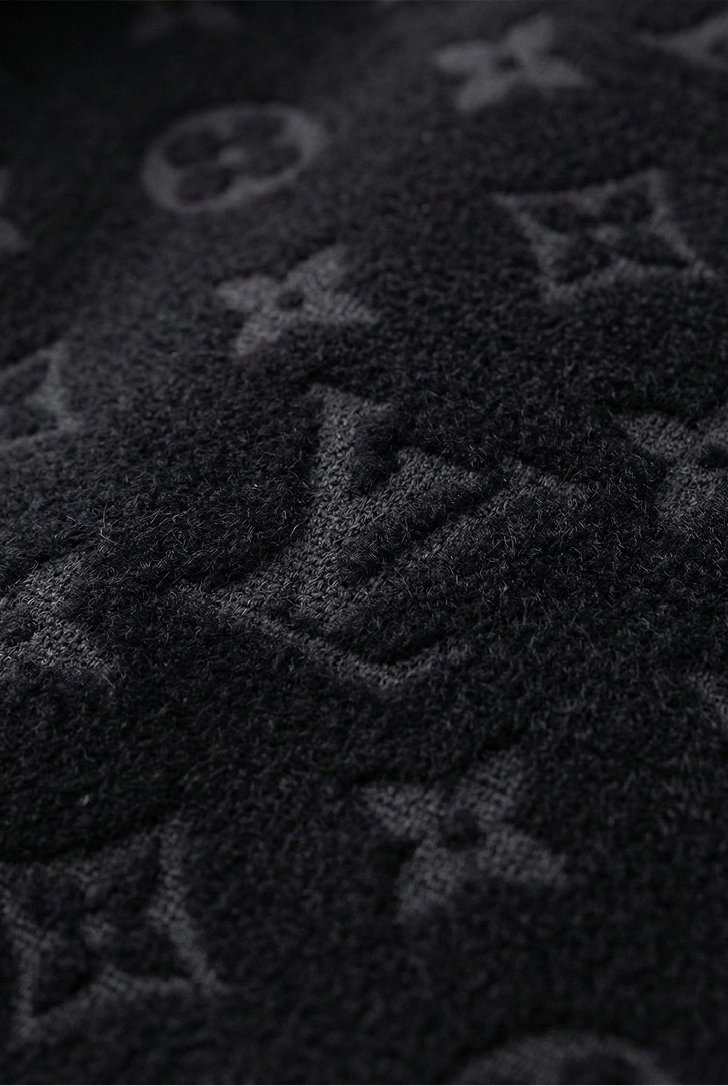 Monogram Faux Fur Belted Coat