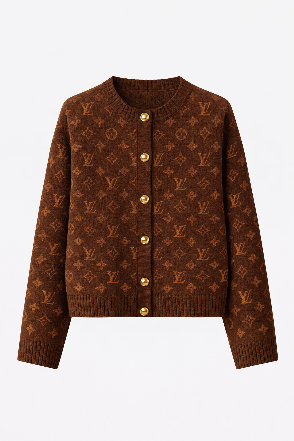 Monogram Knit Cardigan