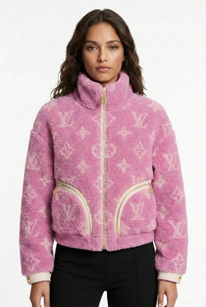 Shearling Monogram Jacket