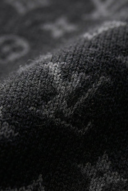 Monogram Knit Turtleneck Sweater