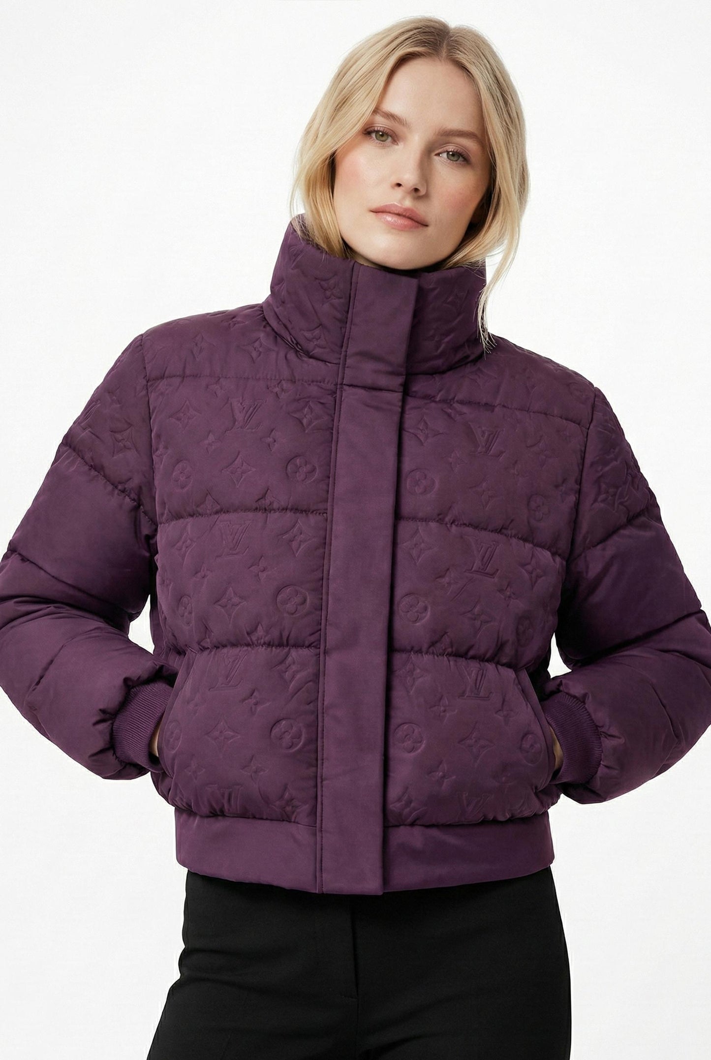 Quilted Monogram Jacket